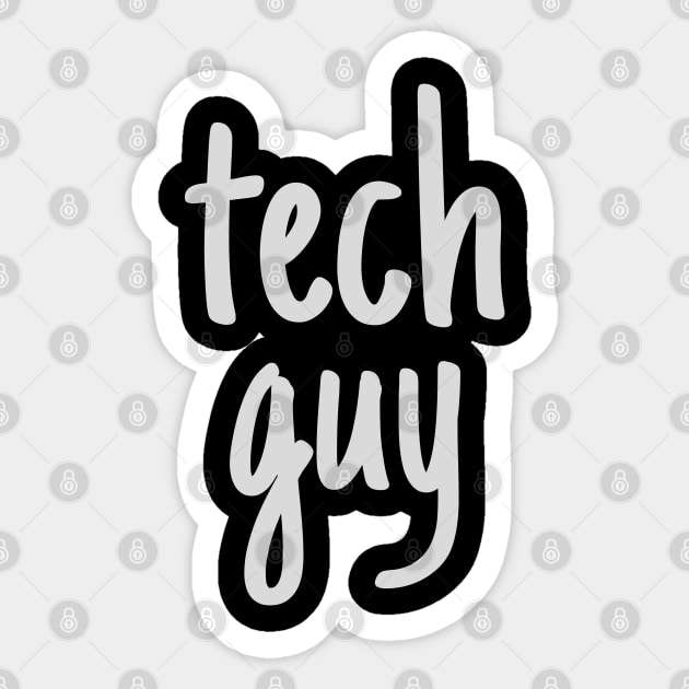 Tech Guy Sticker by Sanworld